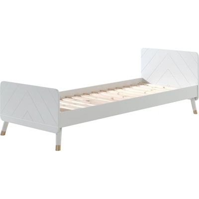 VIPACK Бяло детско легло от борова дървесина , 90 x 200 cm Billy - Vipack (BIBE9014)