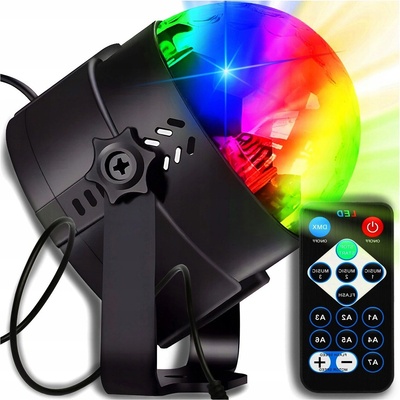 MAXSELL zrcadlová koule KULA DISCO LUSTRZANA RGB 7,5 mm – Zboží Dáma