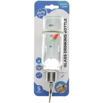 DUVO+ Sklenená napájačka pre drobné hlodavce S 180 ml