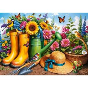 Cherry Pazzi - Puzzle Golden Boots, Blooming Roots - 1 000 piese