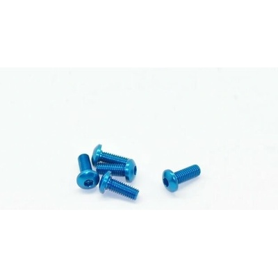 Arrowmax Alu Screw Allen Roundhead M3X8 Blue 7075 5 AM-14RH3008-B