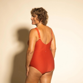NABAIJI jednodielne plavky Romi na cvičenie vo vode červené červená
