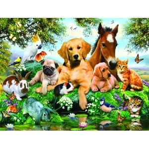 SunsOut - Puzzle Summer Pals 500 XXL - 500 piese