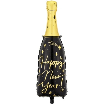 Party Deco Фолиев Балон "Шампанско Happy New Year