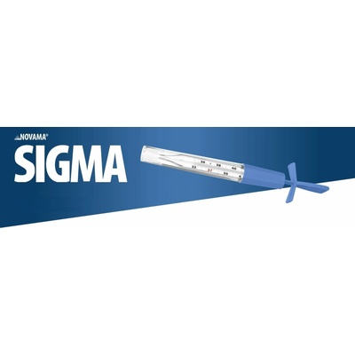 Novama Sigma Sklenený bezortuťový teplomer analógový