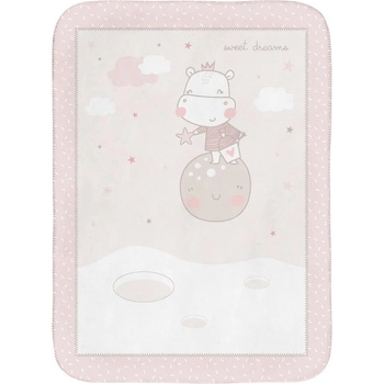 Image 1 of KikkaBoo Супер меко бебешко одеяло 110/140 см Hippo Dreams (31103020122)