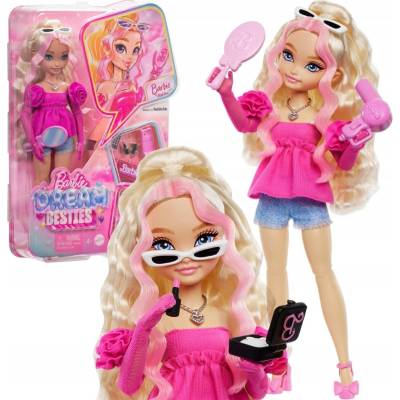 Barbie Dream Besties polohovateľná módna bábika s doplnkami