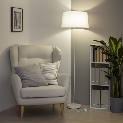 Brilagi - LED подова лампа CERIA 1xE27/40W/230V пр. 45 см бяла (BG2927)