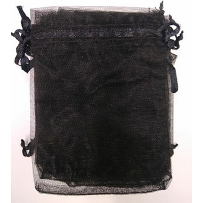 Dárkový sáček organza 9x12cm černá