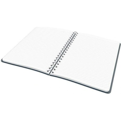 Leitz Cosy Soft touch špirálový poznámkový blok (B5) šedý linajkový