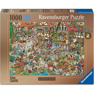 Ravensburger Ray's Comic Cestovanie časom Stredovek 1000 dielov