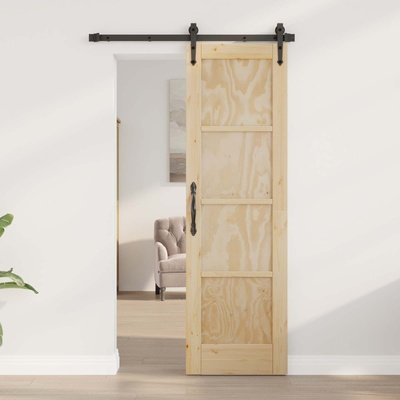 vidaXL Вътрешна врата Натурално 61 x 198, 5 см Шперплат (42047152)