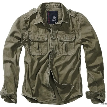 Image 1 of Brandit Vintage мъжка риза, маслиненозелена (9373.1)
