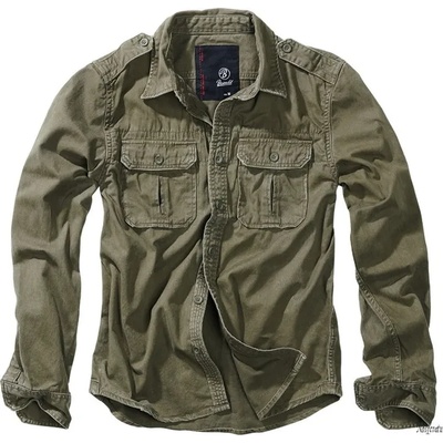 Brandit Vintage мъжка риза, маслиненозелена (9373.1)