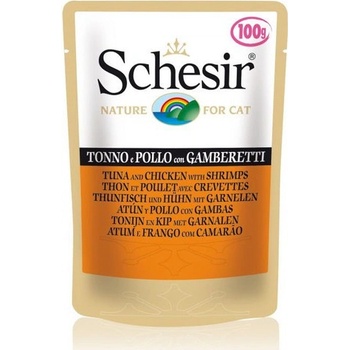 Schesir Tuniak s kuracím mäsom a krevetami 50 g