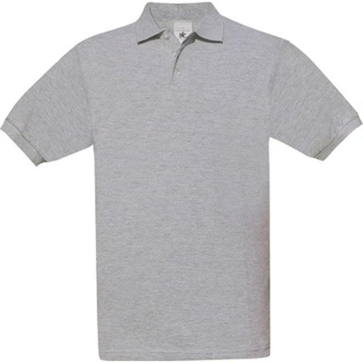 B&C pánska polokošeľa PU409 heather grey