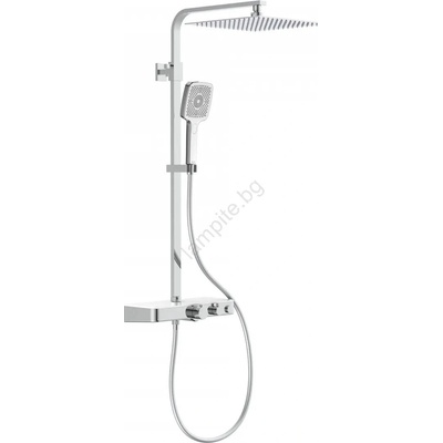 SCHÜTTE 60530 - Душ комплект с термостатичен смесител OCEAN, лъскав хром (CH0019)