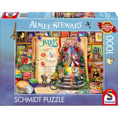 Schmidt Spiele Пъзел Schmidt от 1000 части - Спомени от Париж (58599)