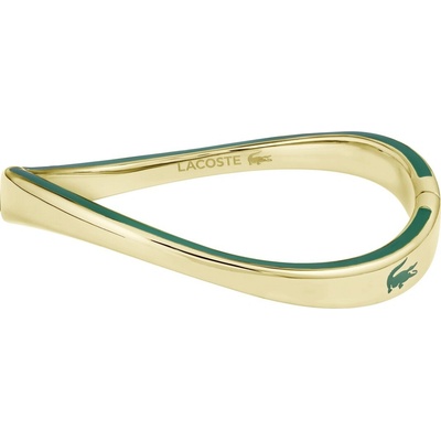 Lacoste Moderní pevný náramek z pozlacené oceli Glori 2040543