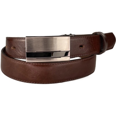 Penny Belts kožený pánský úzký pásek 30-020-1PS-506 hnědý