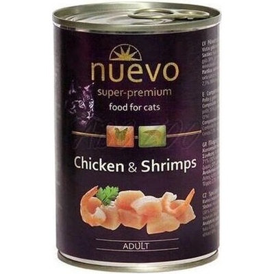Nuevo Cat Adult Chicken & Shrimps 6 x 400 g