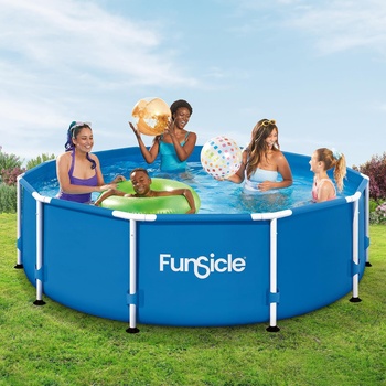 Image 1 of Polygroup Сглобяем басейн с метална рамка Ø306 x h76 см Activity Pool FiltraBoost | FunSicle (F2001030A0EU)