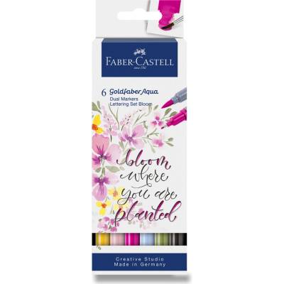 Faber-Castell 164524 Goldfaber Aqua Dual Marker 6 ks Letter