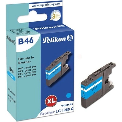 Compatible Тонер, Pelikan, Brother LC1280XL C, 400 страници (1071170785)