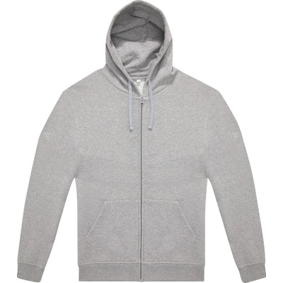 B&C mikina s kapucí B&C ID.334 Zip Hood unisex COT01I33462005 sport grey