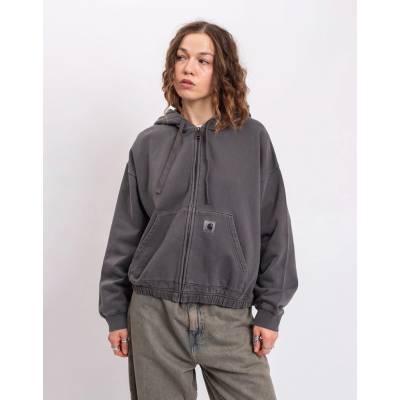 Carhartt WIP W' Hooded Hoggard Jacket Black garment dyed