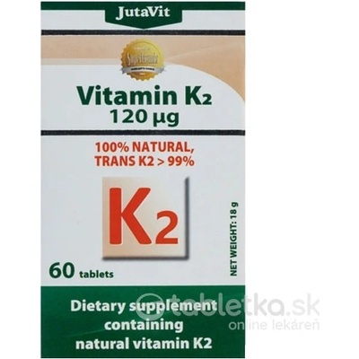 Jutavit Vitamín K2 prírodný 120 µg 60 ks