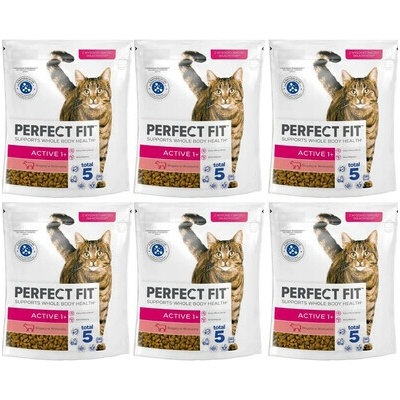 PERFECT FIT Active 1+ s vysokým obsahom hovädzieho mäsa 6 x 750 g