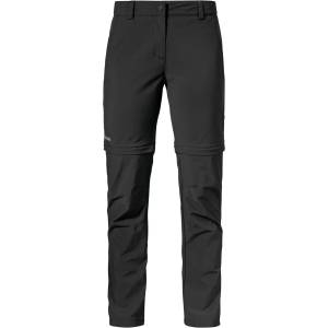SCHÖFFEL Дамски панталон със свалящи крачоли Schöffel Women's Pants Ascona Zip Off Walking trousers - Black - размер 21 (110-0518-0415)