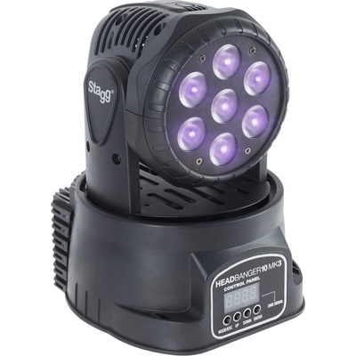 Stagg LED otočná hlavice 7x10W QCL, DMX – Zboží Živě