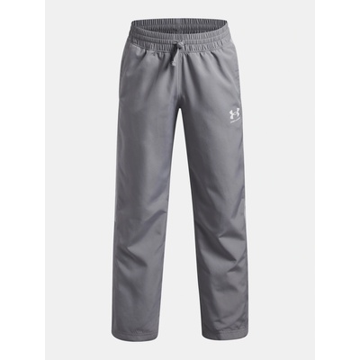 Under Armour Chlapčenské športové nohavice UA B Rival Wvn Pant Šedá