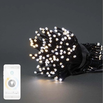 Nedis SmartLife LED Wi-Fi Teplá až studená biela 200 LED 20 m Android IOS WIFILX02W200