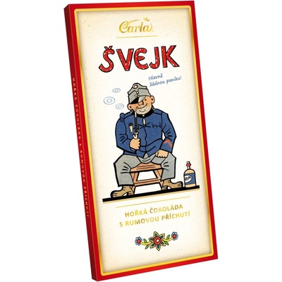 Carla Horká čokoláda Švejk s rumom 80 g