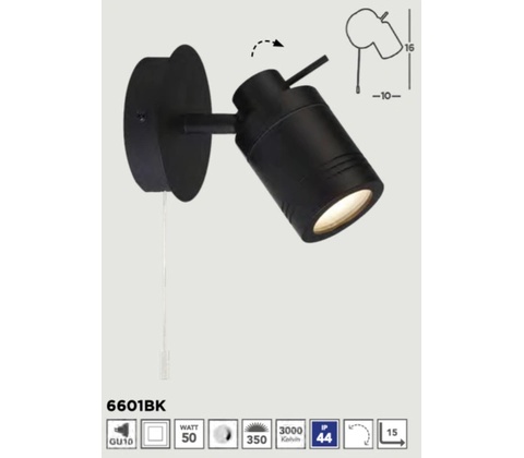 Searchlight 6601BK