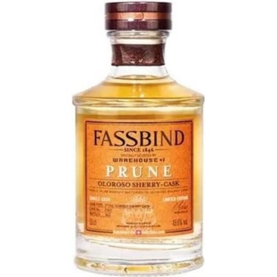 Fassbind Single Cask Prune Oloroso Sherry Švestka 49,6% 0,5 l (holá láhev)