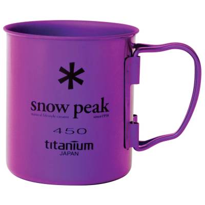 Чаша Snow peak Titanium Single Cup - Purple - размер 450 ml (532-0055-450p)
