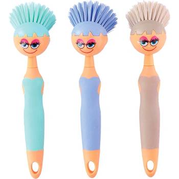 Image 1 of ALPINA ЧЕТКА ЗА МИЕНЕ НА СЪДОВЕ alpina 25см КАФЯВА/СИНЯ/ЗЕЛЕНА (871125212677)