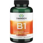 Swanson Vitamin B1, 100 mg, 250 капсули, Swanson (SW016)