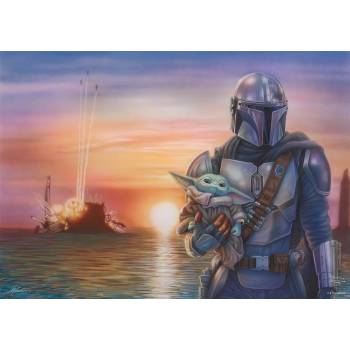 Schmidt Spiele - Puzzle Thomas Kinkade: The Mandalorian - A New Direction - 1 000 piese