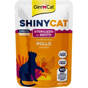 GimCat ShinyCat Sterilized in broth chicken 70 g
