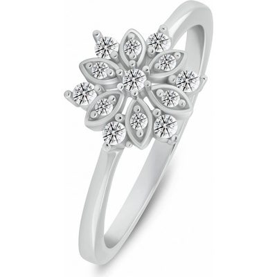 Brilio Silver strieborný prsteň so zirkónmi RI141W