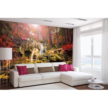 DIMEX ART s. r. o Самозалепваща се флизелинова фототапета водопадът пуганг 375 x 250 см