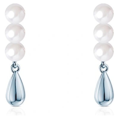 SAVICKI Обеци Eterniàle, сребро, перли