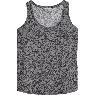 Royal Robbins Дамски потник с широка презрамка Royal Robbins Women's Featherweight Tank Tank top - Charcoal Htr Sunburst Pt - размер XL (916-6723-0315)