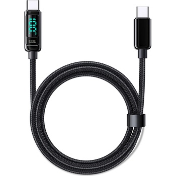 Xmart Кабел Xmart- 15037, USB-C/USB-C, 1.2 m, черен (15037)