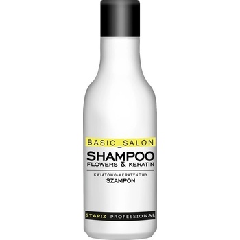 Stapiz Basic Salon Flowers & Keratin Shampoo Šampón na kvety a keratín 1000 ml